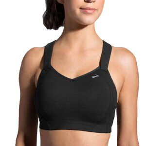 Brooks Women's Moving Comfort Juno Sports Bra Black New With Tags 40DD